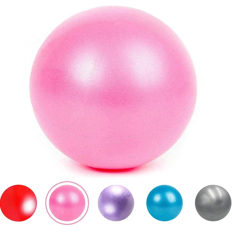 Mini Balón de Yoga de 9 Pulgadas, Antiexplosión y Antideslizante, Balón de Pilates, Balón de Ejercicio para Fisioterapia, Entrenamiento de Core en Casa o Gimnasio