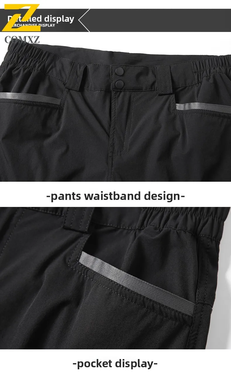 EiAO الرجال سراويل للتسلق الربيع والصيف سريعة الجافة خفيفة الوزن مقاومة للماء يندبروف تمتد في الهواء الطلق الصيد الرحلات عمال #5