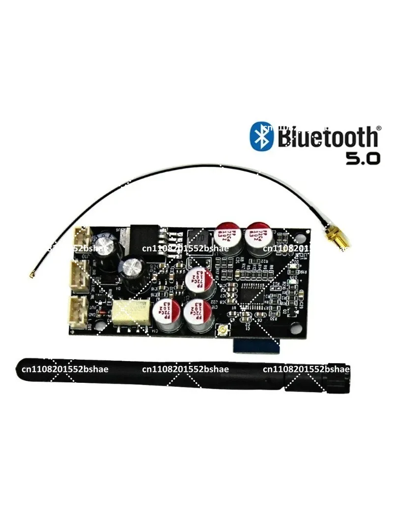 Bluetooth 5.0 Audio Receiver with Antenna, Wireless DAC Decoder for HiFi Amplifier Preamp, 16bit 48KHz
