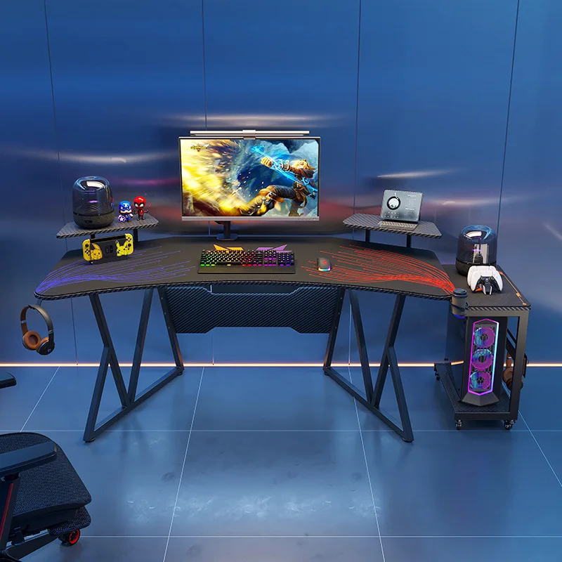 

Studio Desk With Drawers Portable Table Pliable Desktop Gaming Table for Computer Gamer Desks for Computers Home Office Desk