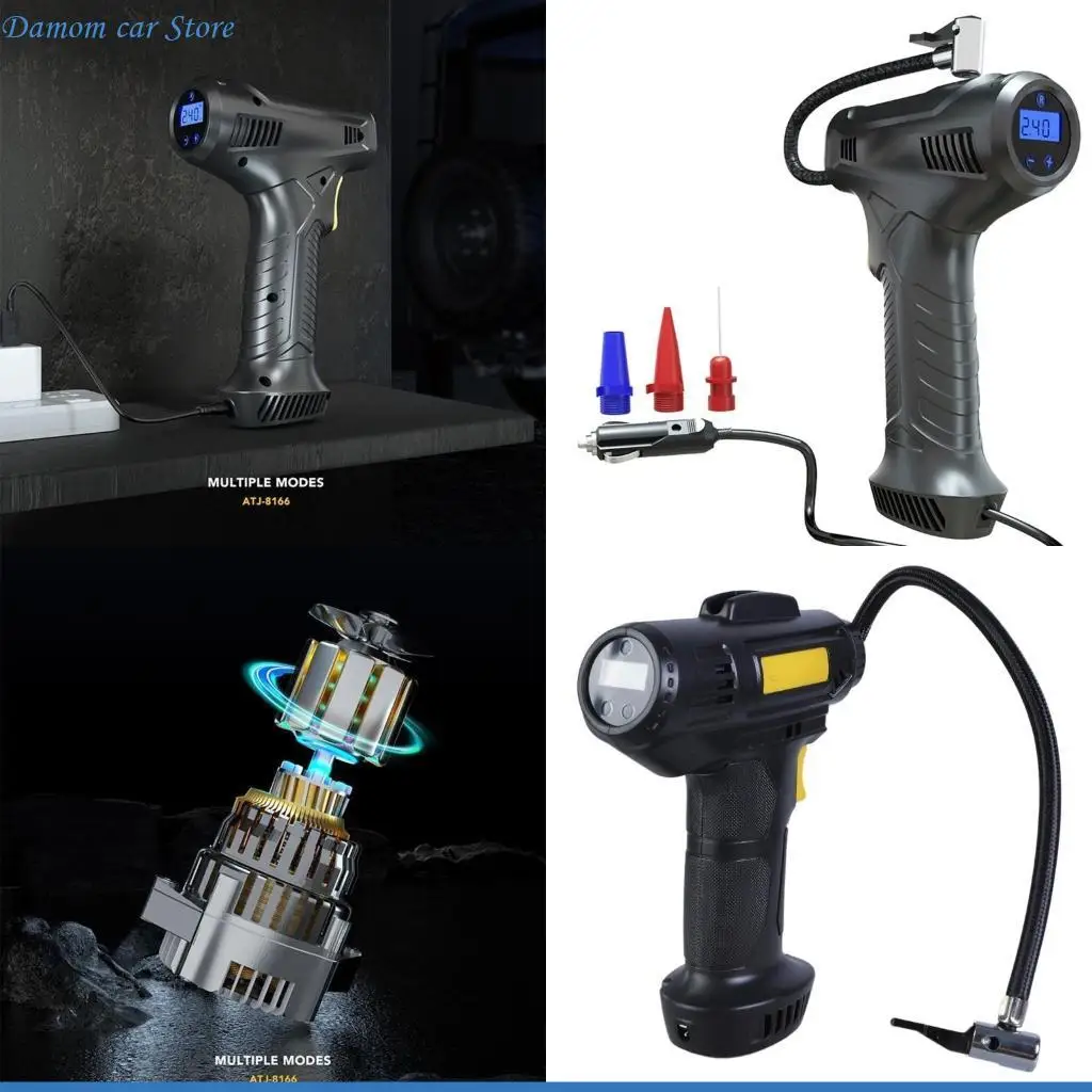 

A2UC Air Compressor for Balls Universal Digital Tire Inflator Cordless Air