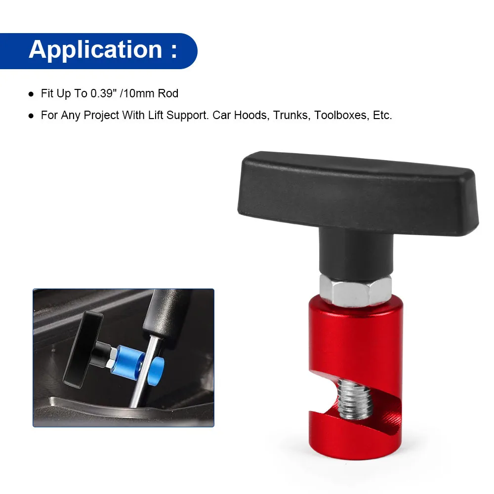 1PC Car Engine Cover Support Hood Lifting Rod Fixing Tool Anti-slip Fixing Tool for Cars Anti-skid Air Pressure Lever in Trunk