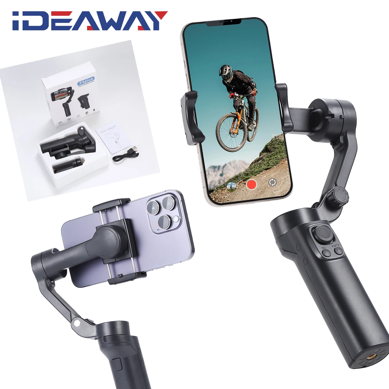 

Portable handheld Gimbal stabilizer for Smartphone,gimbal handy for Android iPhone ,stabilizzatore for Video with Face Tracking