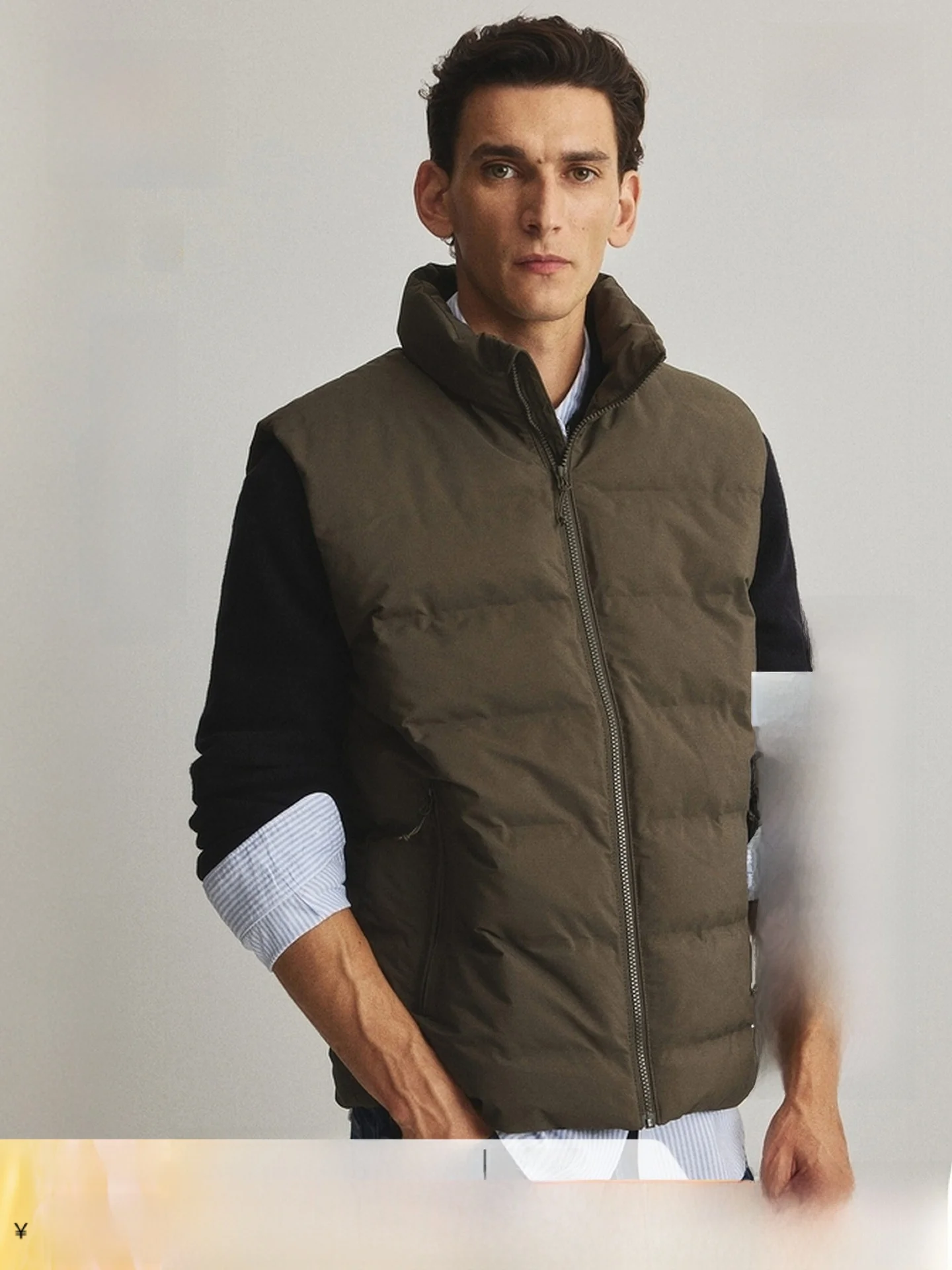 

Мужская хлопковая куртка с воротником-стойкой, зимняя, повседневная, водоотталкивающая, ветрозащитная, для активного отдыха, 100% полиэстер, стандартный крой, прямой силуэт.