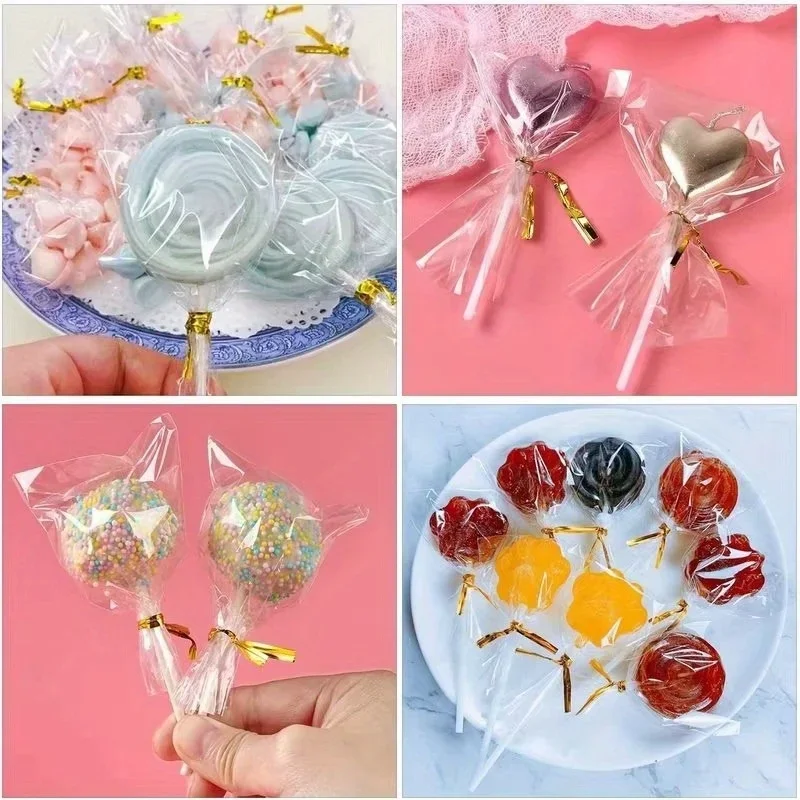 200pcs Lollipop Packaging for DIY Candy Making
