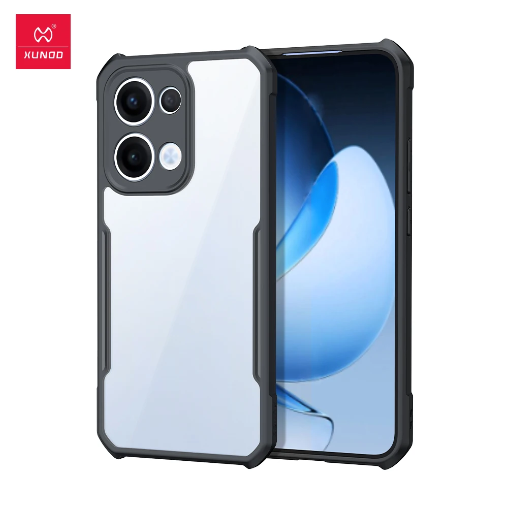 Xundd For OPPO Reno 13 Pro 13 Reno 13 F 5G Case Airbag Shockproof Shell TPU+Acrylic Back Ultra Transparent Cover Thin&Flexible