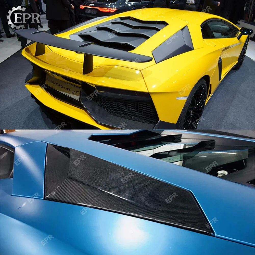 For Lamborghini LP720 LP700 Aventador Carbon Side Vents Ducts Body Kit Tuning Part Carbon Fiber Air Vent LP750SV-Style