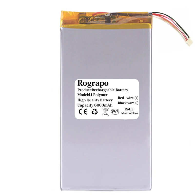 New 3.7V 6000mAh Tablet PC Battery For DEXP Ursus P410 P510 Tool