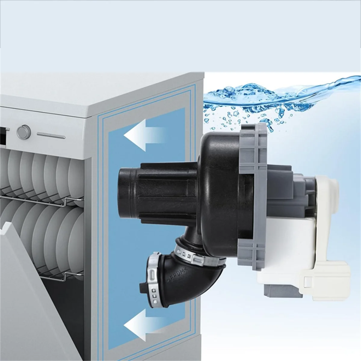 

【Exclusive-Deal!】Dishwasher Drain Pump Assembly