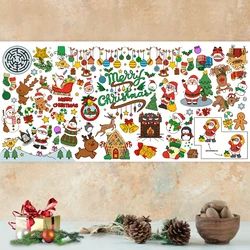 Christmas Giant Coloring Poster Christmas Decorations 2024 For Home Xmas Poster Tablecloth Navidad Natal Noel Gift New Year 2025