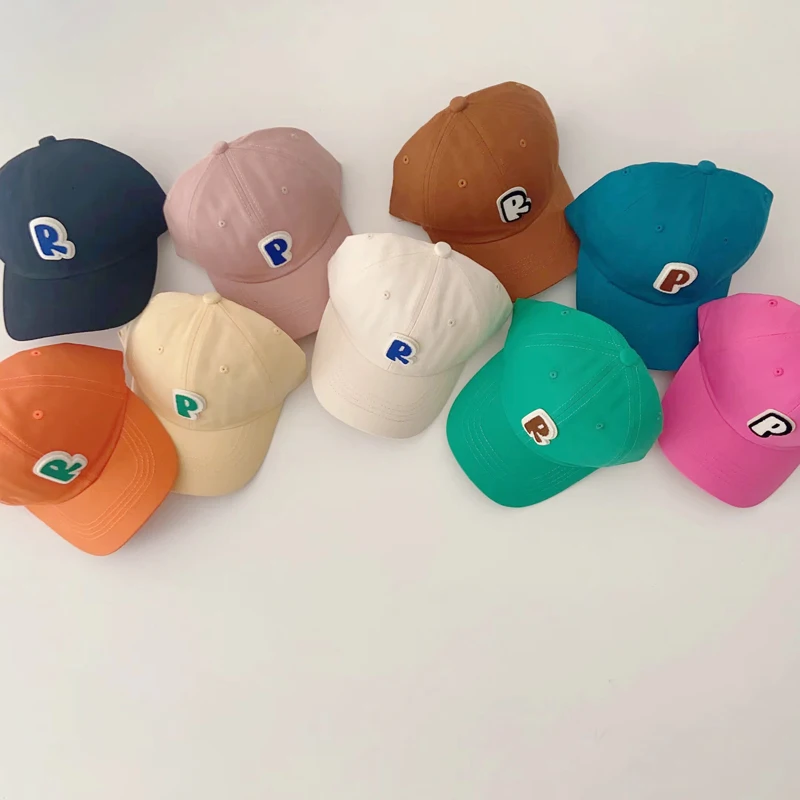 

Kids Boys Girls Baseball Hats Fashion Spring Summer Baby Caps Autumn Cotton Children Peaked Cap