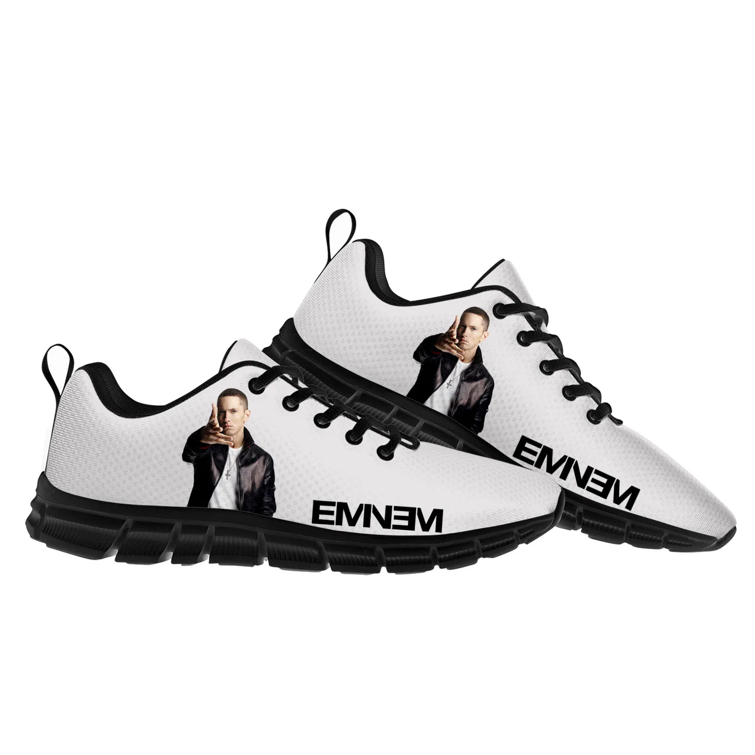 Eminem Hip Hop Rapper Music Popular Sports Shoes Mens Womens Teenager Kids Children Sneakers Custom High Quality Couple Shoes