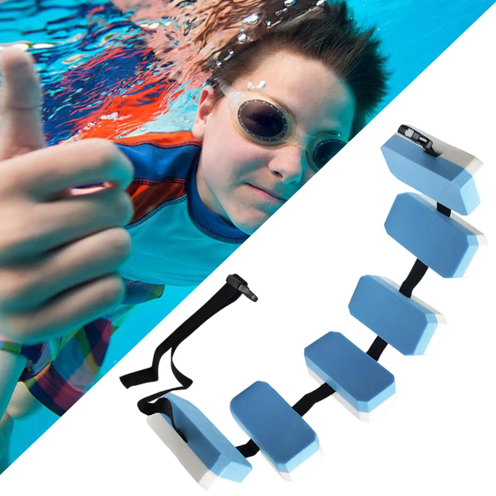 Cintura da nuoto per bambini Allenatore di nuoto per bambini Cintura galleggiante Dispositivo di galleggiamento regolabile Aiuto per l'allenamento di sicurezza per bambini Principianti