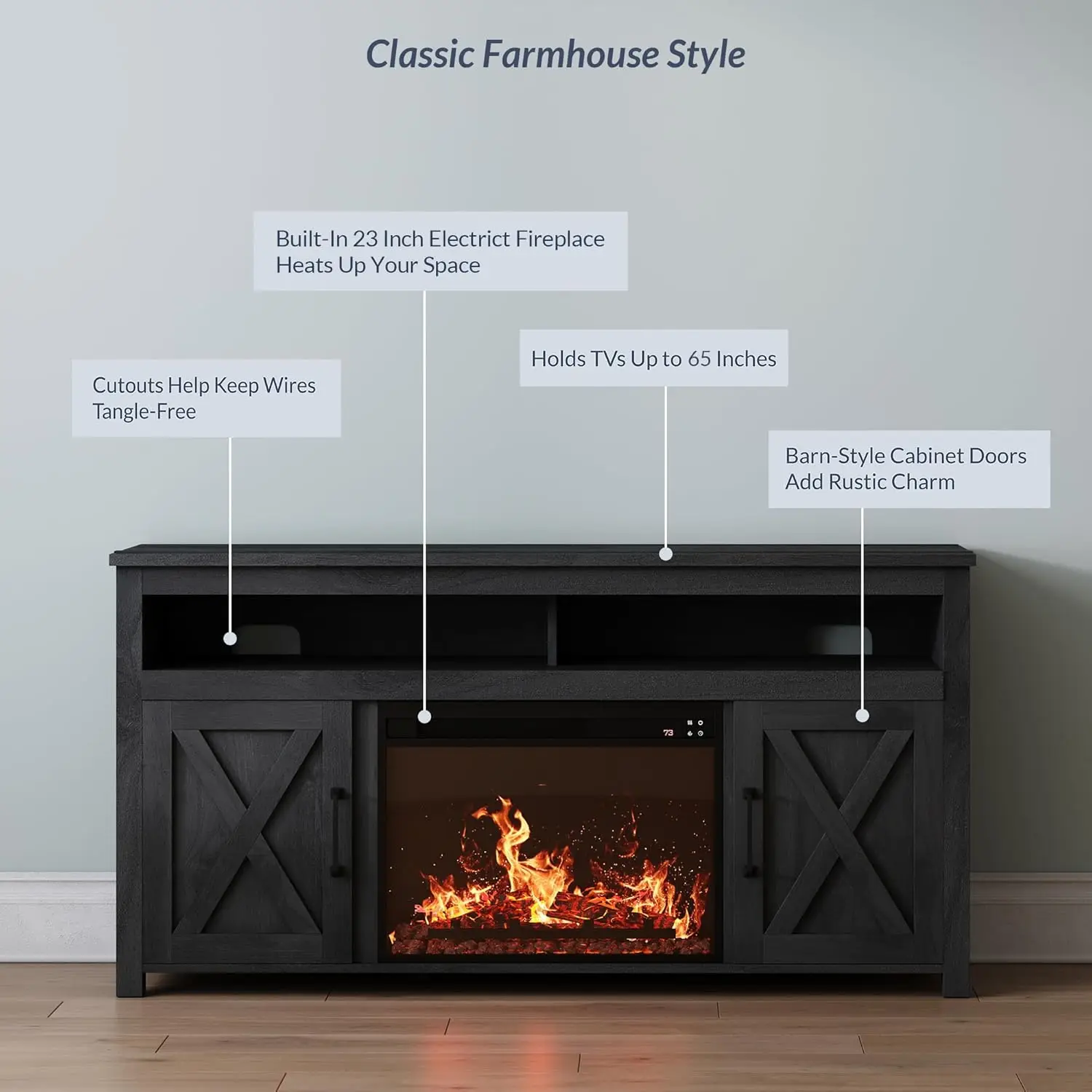 Thumbnail 4 - #24 Best Electric Fireplace Heaters to Buy In 2026