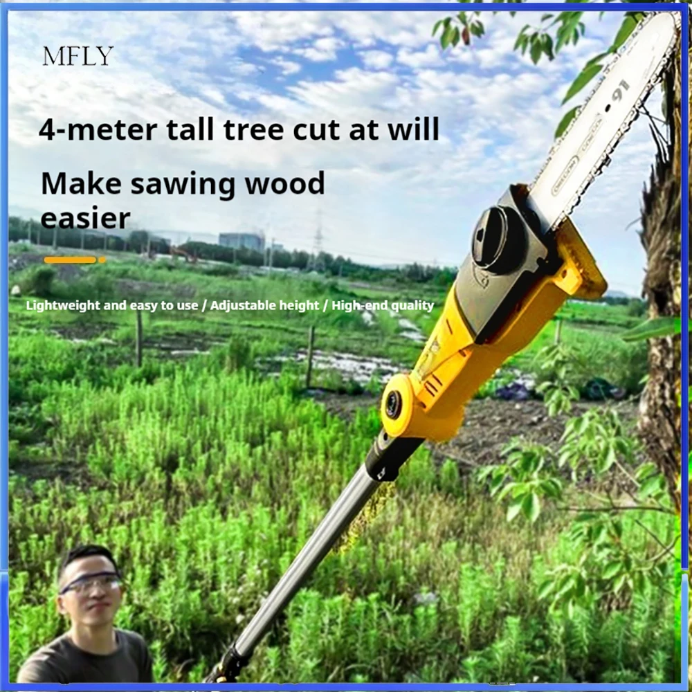 

Rechargeable High Branch Saw High Altitude Saw Electric High Branch Shears Telescopic Chain Saw Multifunctional Hedge Trimmer