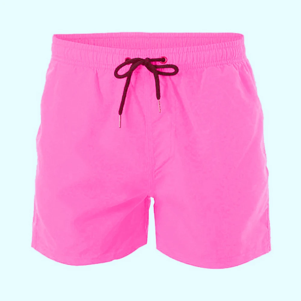 

Swim Trunks Board Shorts 1pcs Polyester Slight Stretch Solid Color Volleyball Underwear Beach Daily Holiday Brand New