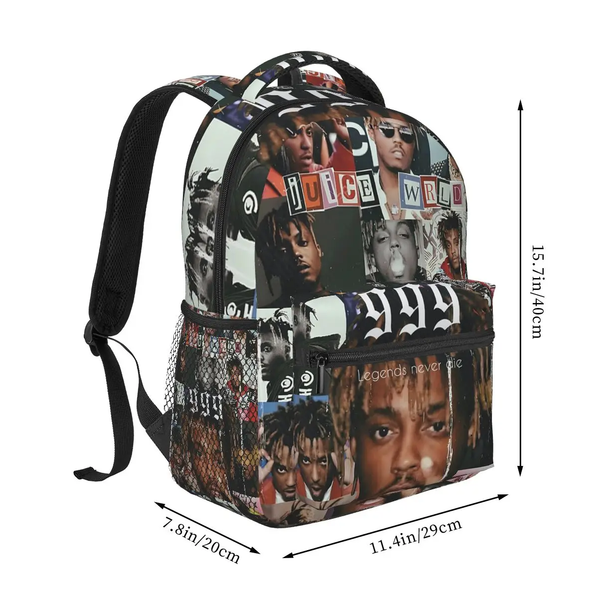 Copy Of Juice WRLD 999 Backpacks Boys Girls Bookbag Students School Bags Cartoon Kids Rucksack Shoulder Bag Large Capacity