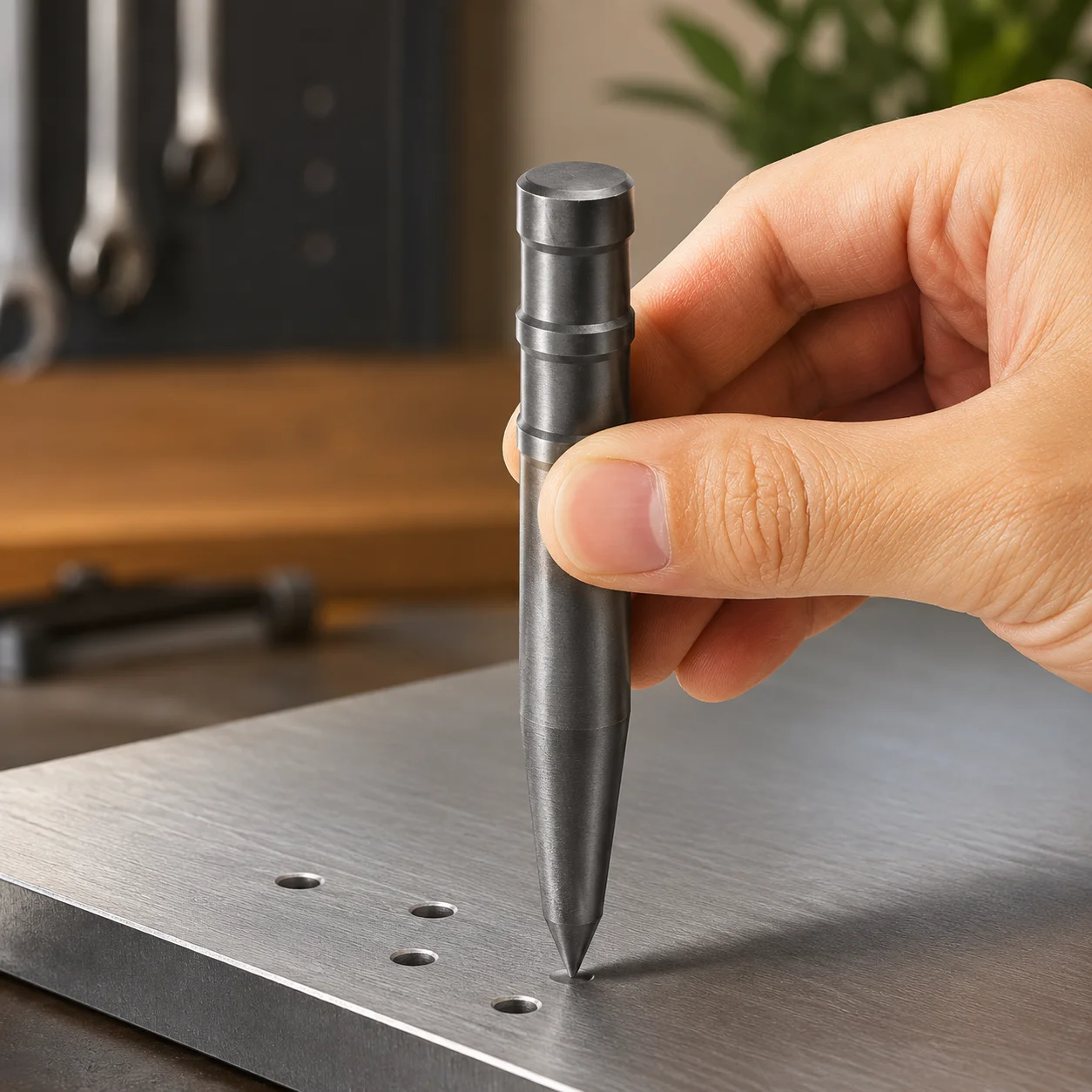 

Precision Center Punch Locator Window Breaker Woodworking Punch Drill Tool For Glass Metal Wood Automatic Hand Tools