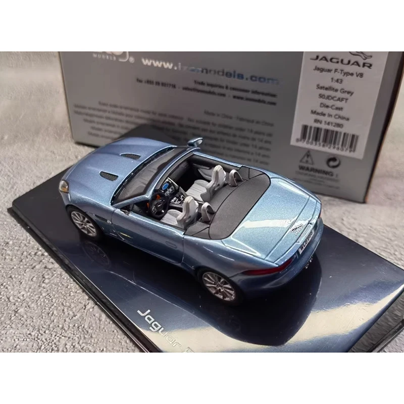 IXO 1/43 Scale Jaguar F-TYPE S Supercar รถสีฟ้ารุ่น Static Display Collection ของที่ระลึกเครื่องประดับของขวัญ