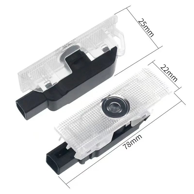 2Pcs For Alfa Romeo 159 Giulia GiuliettaSpider 3D LED Car Door Logo  Mito Stelvio Brera Lights Projector Laser Ghost Shadow Lamp