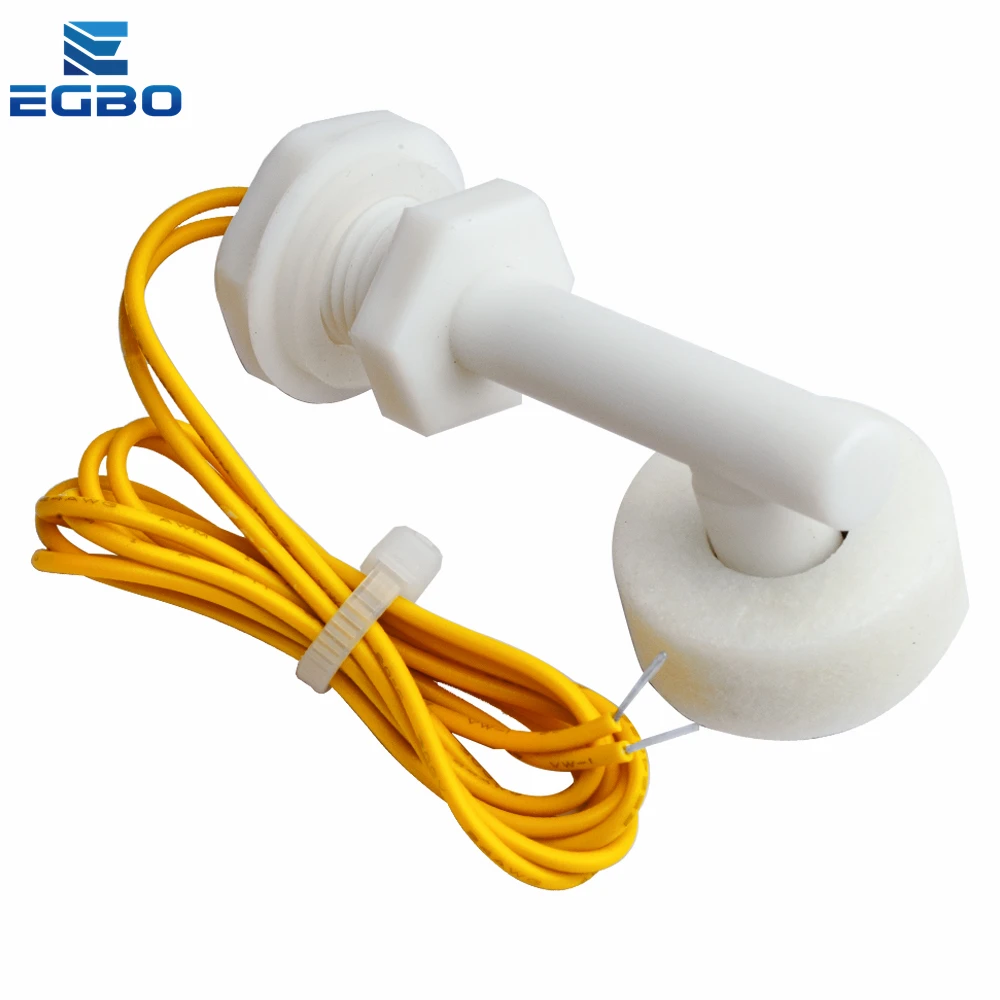 EGBO-miniinterruptor de flotador de ángulo recto, Sensor de nivel de agua líquida, CC de 220V, 1 a 10 piezas