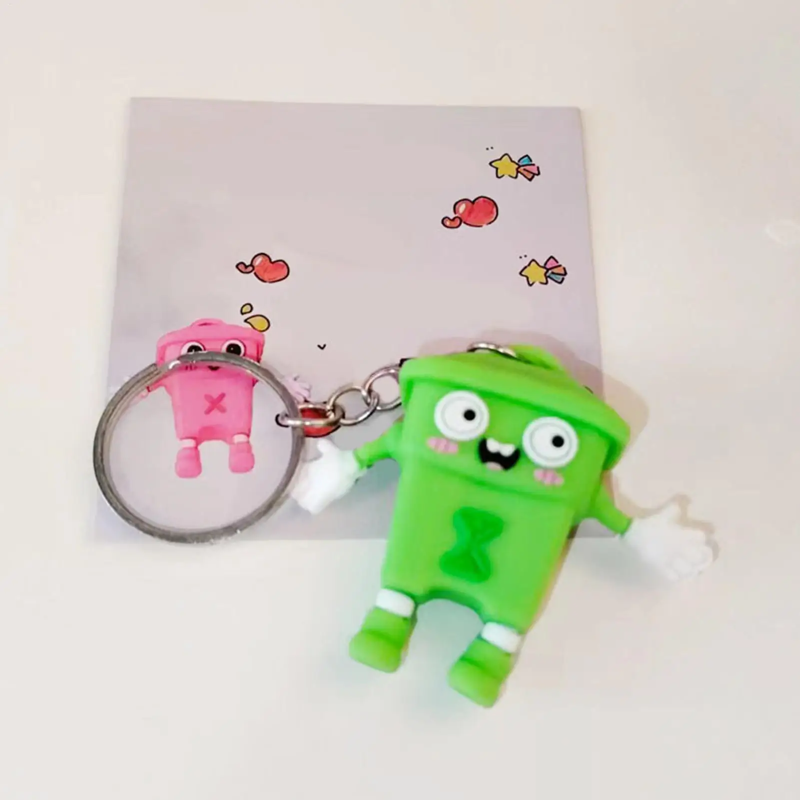 

Новинка 2025 года, милый мультяшный брелок для мусора в стиле аниме, креативный изысканный рюкзак с ключом от машины, подвеска, новинка, подарок на день рождения