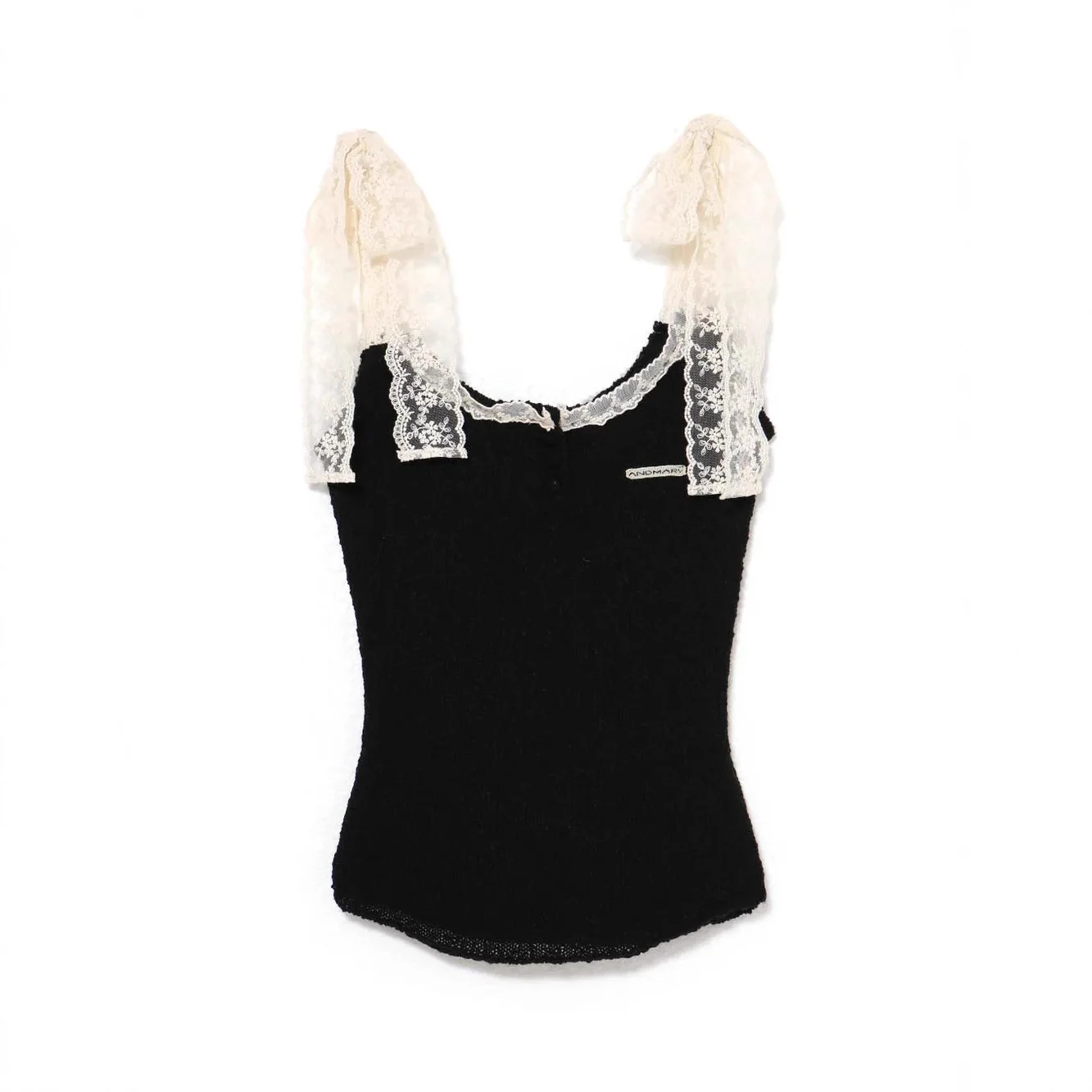 

Японская майка без рукавов с открытыми плечами и элегантным кружевным ремешком, базовая рубашка, универсальные женские майки с разрезом на шее