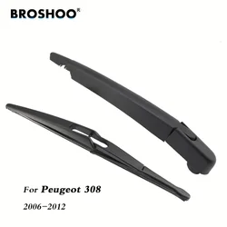 BROSHOO Car Rear Wiper Blade Blades Back Windscreen Wiper Arm For Peugeot 308 Hatchback (2006-2012) 310mm Auto Styling