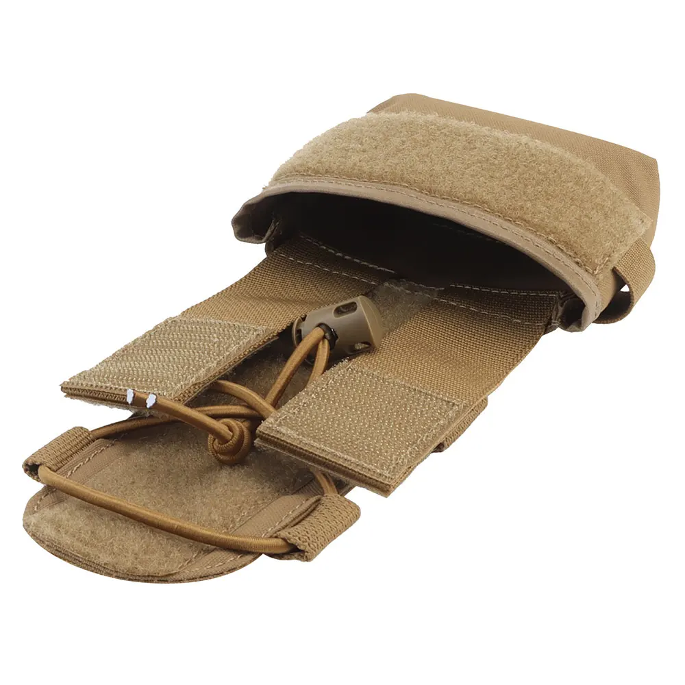 huaruoshui Taktischer Helm-Gegengewicht-Tasche für Airsoft-Helm, Balance-Gewicht-Tasche mit fünf Zählern, Schwarz