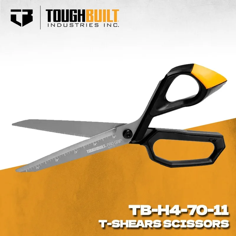 

TOUGHBUILT TB-H4-70-11 Ножницы Строительные ножницы промышленной прочности 11 дюймов Ножницы для тонкого железа Ручные инструменты Прочные ножницы