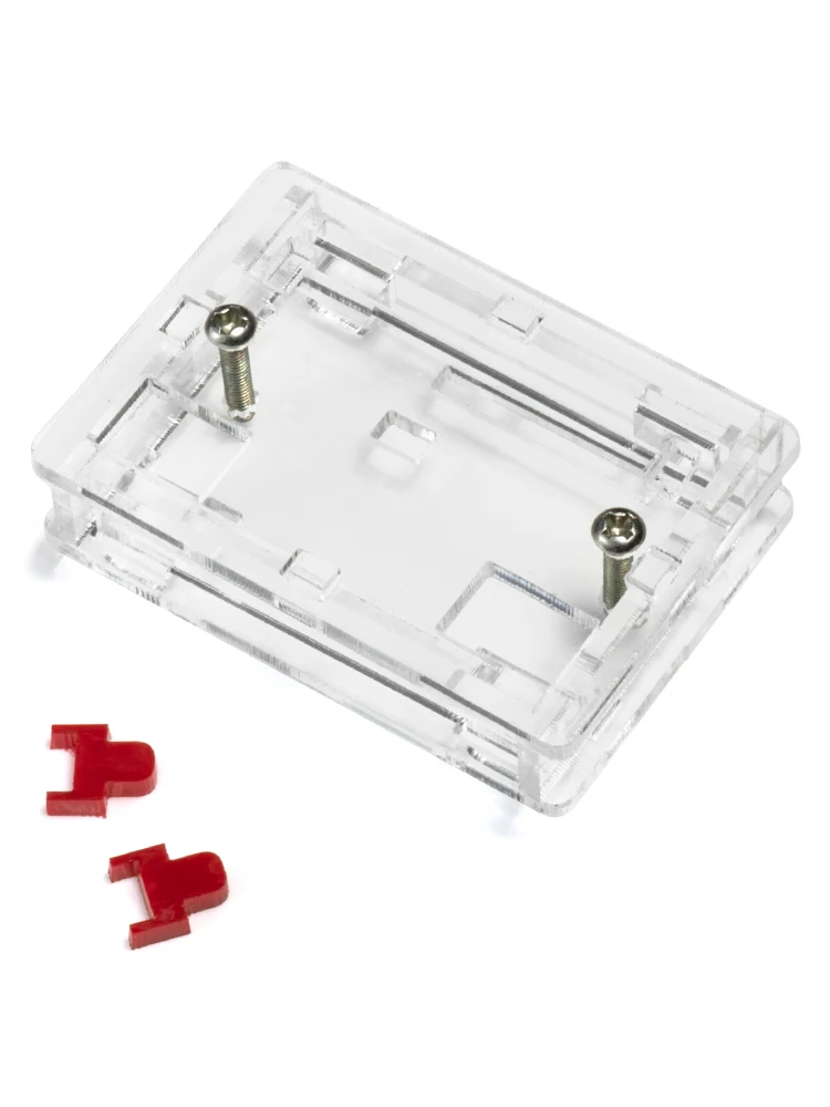 Kandang 3A DC-DC Regulator Step-Down Dapat Disesuaikan Modul Catu Daya Kandang Casing Pelindung Akrilik Transparan