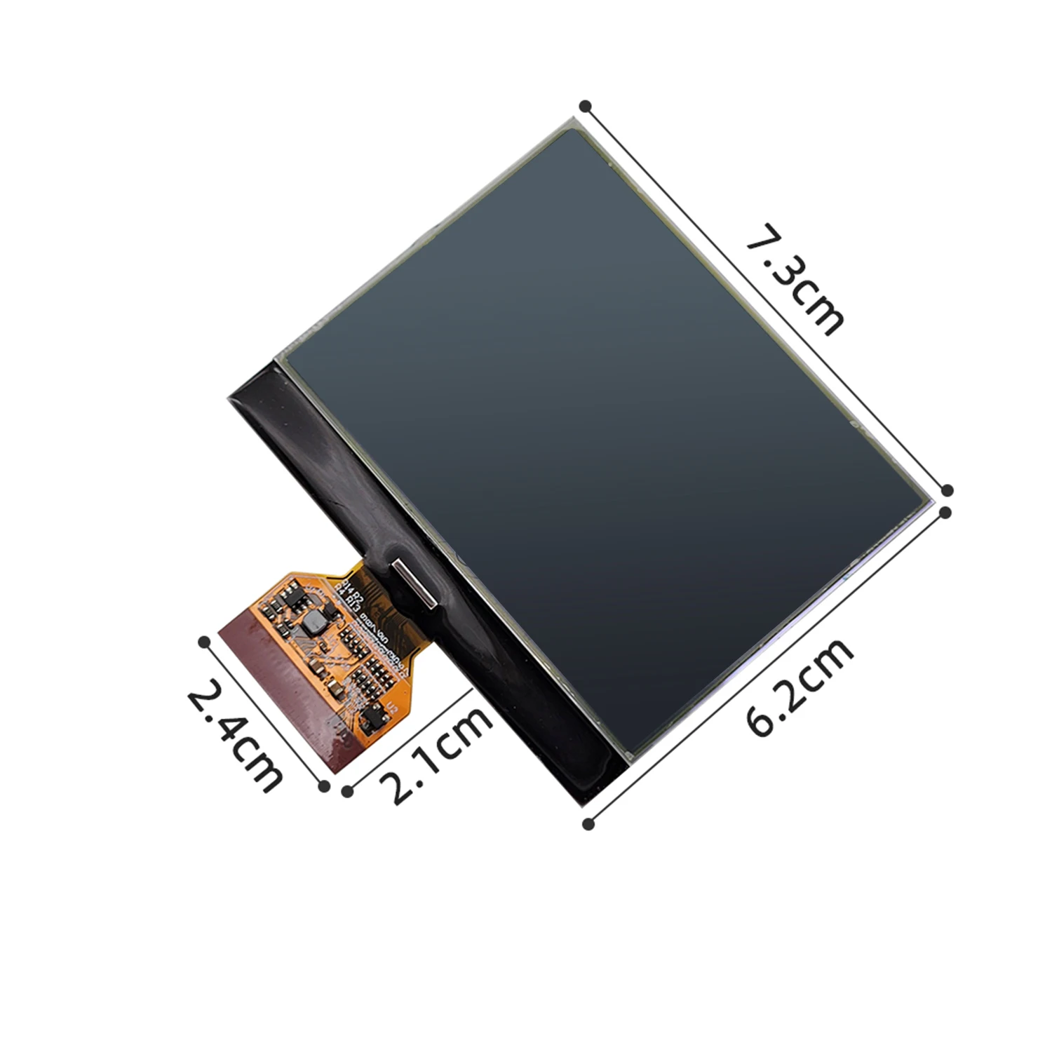 Display LCD del quadro strumenti, Display LCD per Audi A4 B6 B7 strumento combinato tachimetro FIS MFA cavo corto