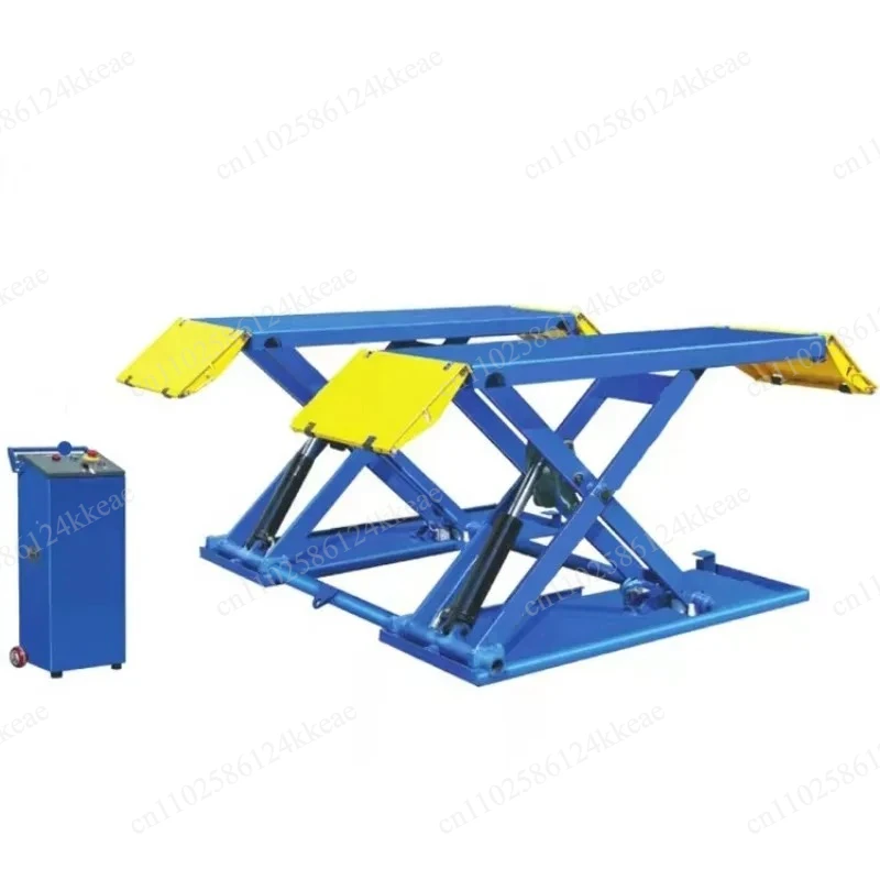 Customizable Auto Shop Hydraulic Garage Portable Car Lifting Machine Mid Rise Scissor Car Lift with 3-ton Vehicle Hoist
