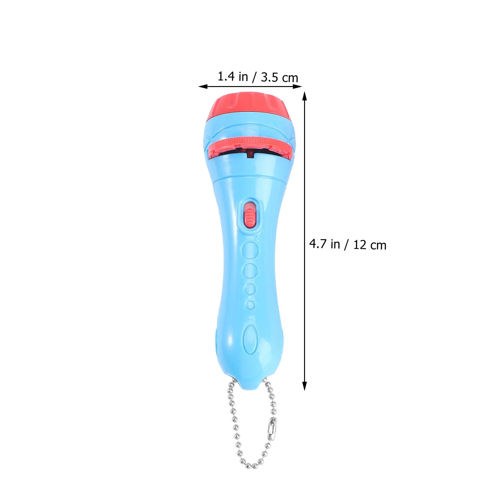 2 قطعة مصباح يدوي الإسقاط للأطفال مصباح تعليمي لتنمية الدماغ تضيء وقت اللعب الشريحة العارض قصة ليلية متعة #5