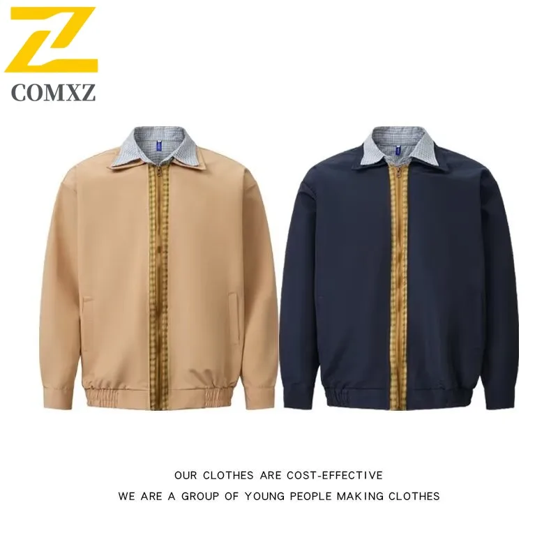 

COMXZ 2025, японская повседневная куртка, модное мужское пальто с лацканами, модная японская уличная куртка в гонконгском стиле для мужчин