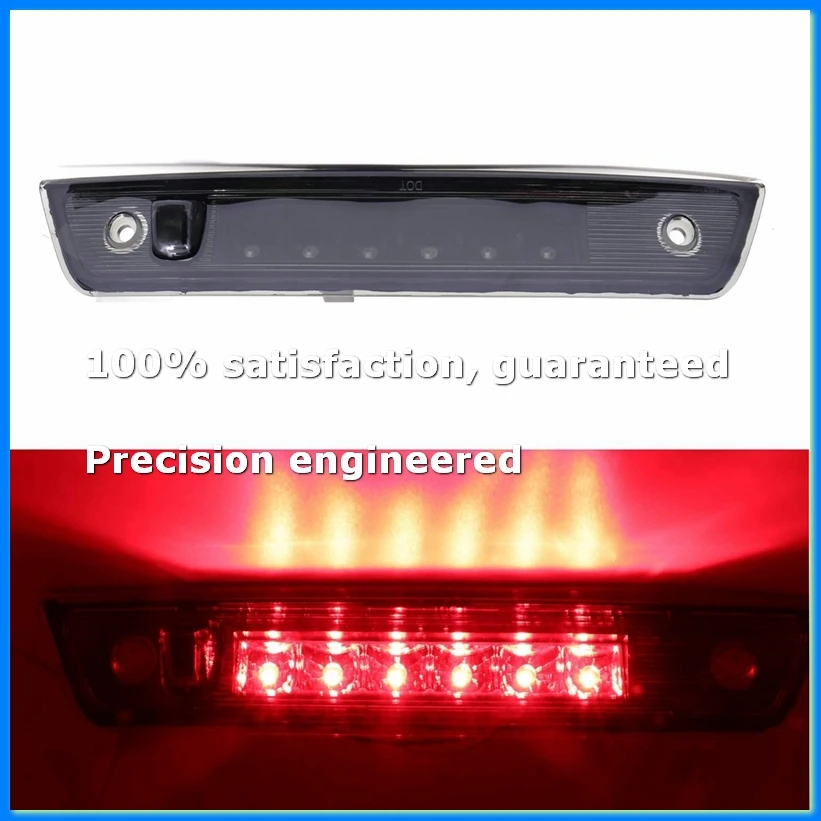 For Grand Wk 2005-2010 Rear High Mount Brake Light LED 3Rd Third Brake Light Accessories (Smoke Lens)-A68X