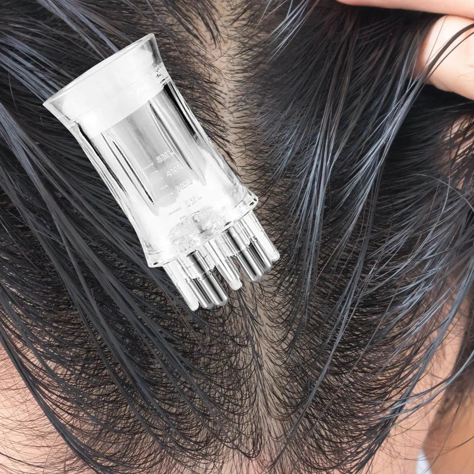 Scalp Applicator Convenient Hair Oil Dispenser for Daily Use Bathroom Travel Scalp Massager Hair Comb Head Fluid Brush