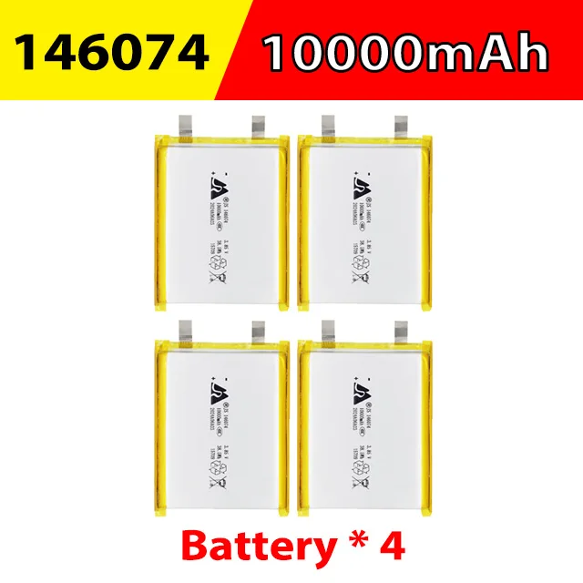 3.7V 10000mAh Li-Po Battery 146074 for DIY Power Bank