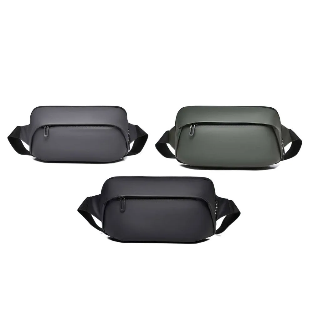 Bolsa de peito masculina à prova d'água, tecido oxford, estilo japonês, bolsa de mensagem esportiva, grande capacidade, bolsa de ombro, bolsa crossbody ao ar livre