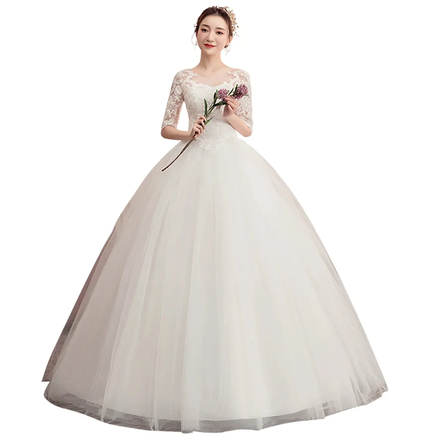 Lace Bepeithy Official Store Tutu Gala Dresses 2023 Wedding Dress Wedding Gowns for Women 2023 Bride Weeding Dress Women2023