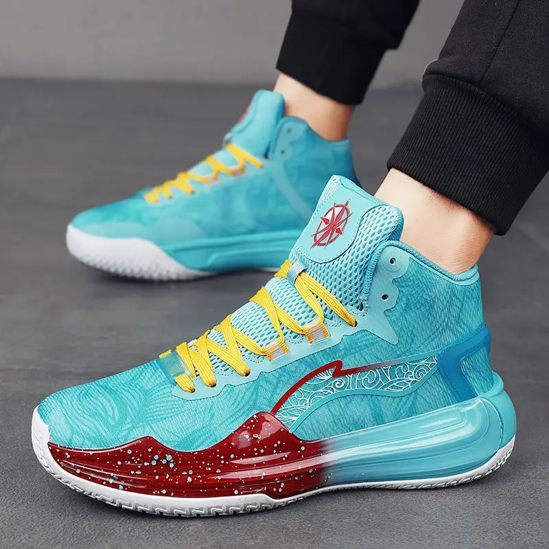 2026 Super Cool Basketball Shoes Man High Top Basketball Boy Sneakers Professional Sport Trainers For Men Outdoor Sneakers For