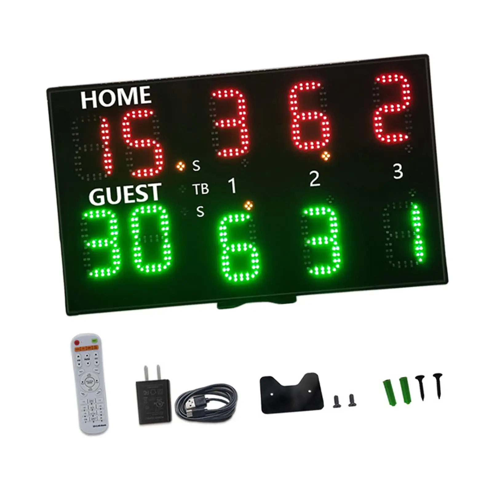 

Electronic Scoreboard Soccer Referee Digital Scoreboard Tabletop Score Keeper for Games Table Tennis Volleyball Boxing Tennis