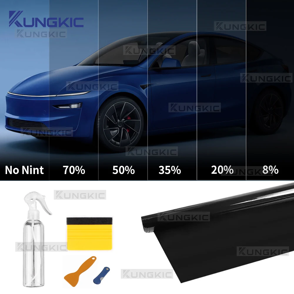 

Тонировочная пленка для окон автомобиля, летняя солнечная УФ-защитная тонировочная пленка для тонировки окон автомобиля, пленка для конфиденциальности, 50 см X 300 см, солнцезащитная пленка