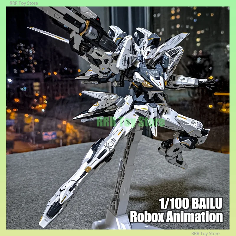 Robox Animation MG 1/100 BAILU Model Kit Air Combat Custom TEST-70 Assembly Action Figures Robot Plastic Model Custiomized Toys