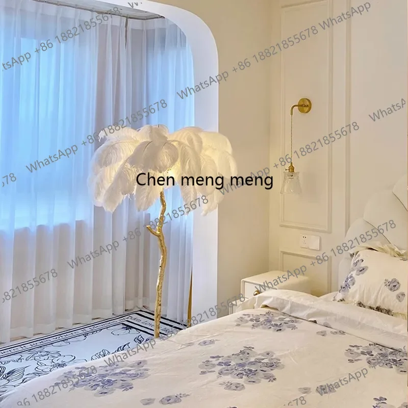

Напольный светильник F150 в стиле французской роскоши, кремового цвета, для создания атмосферы в гостиной, для спальни, вертикальная настольная лампа.