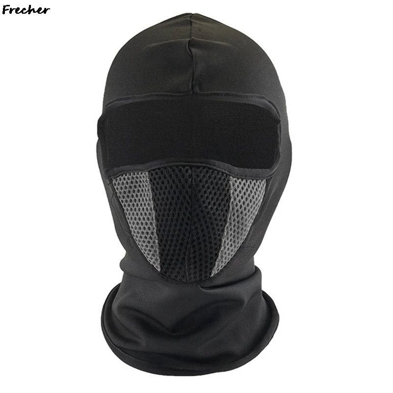 Windproof Cycling Sports Full Face Cover Motorcycle Racing Balaclava Helmet Liner Caps Breathable Mesh Snood Hats Outdoor Sports