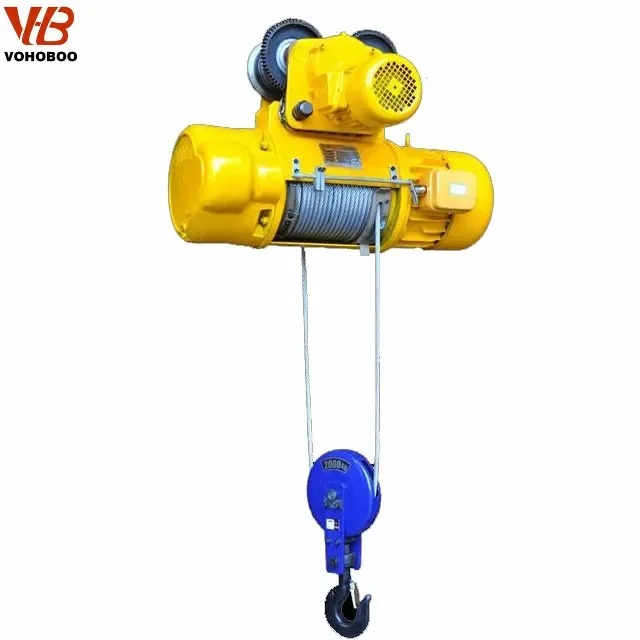 Wire Rope Hoist Winch CD/MD Type Electric For Sale 3 Ton VOHOBOO CE Certificate