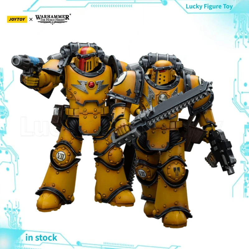 

【In Stock】JOYTOY 1/18 Action Figure Warhammer 40K Imperial Fists Mklll Despoiler Legionaries Toy Model Gift