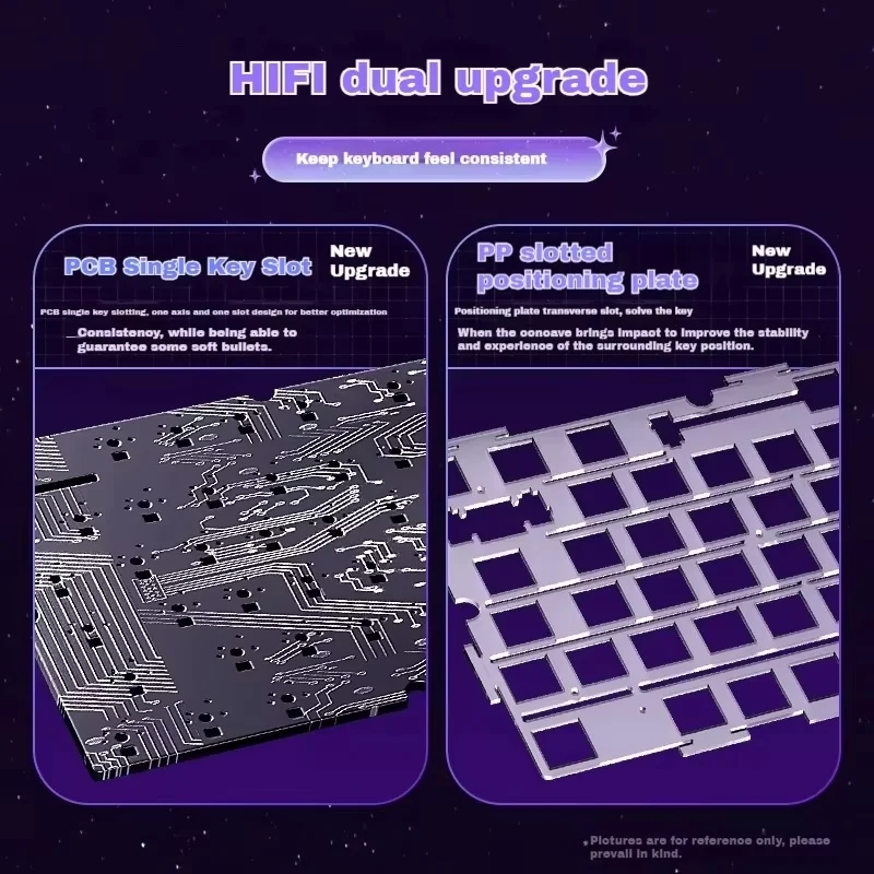 LEOBOG HI75 Mechanical Keyboard Aluminum Alloy Hot Swap Wired RGB Gamer Gasket Gaming Keyboard With Knob Customized Accessories