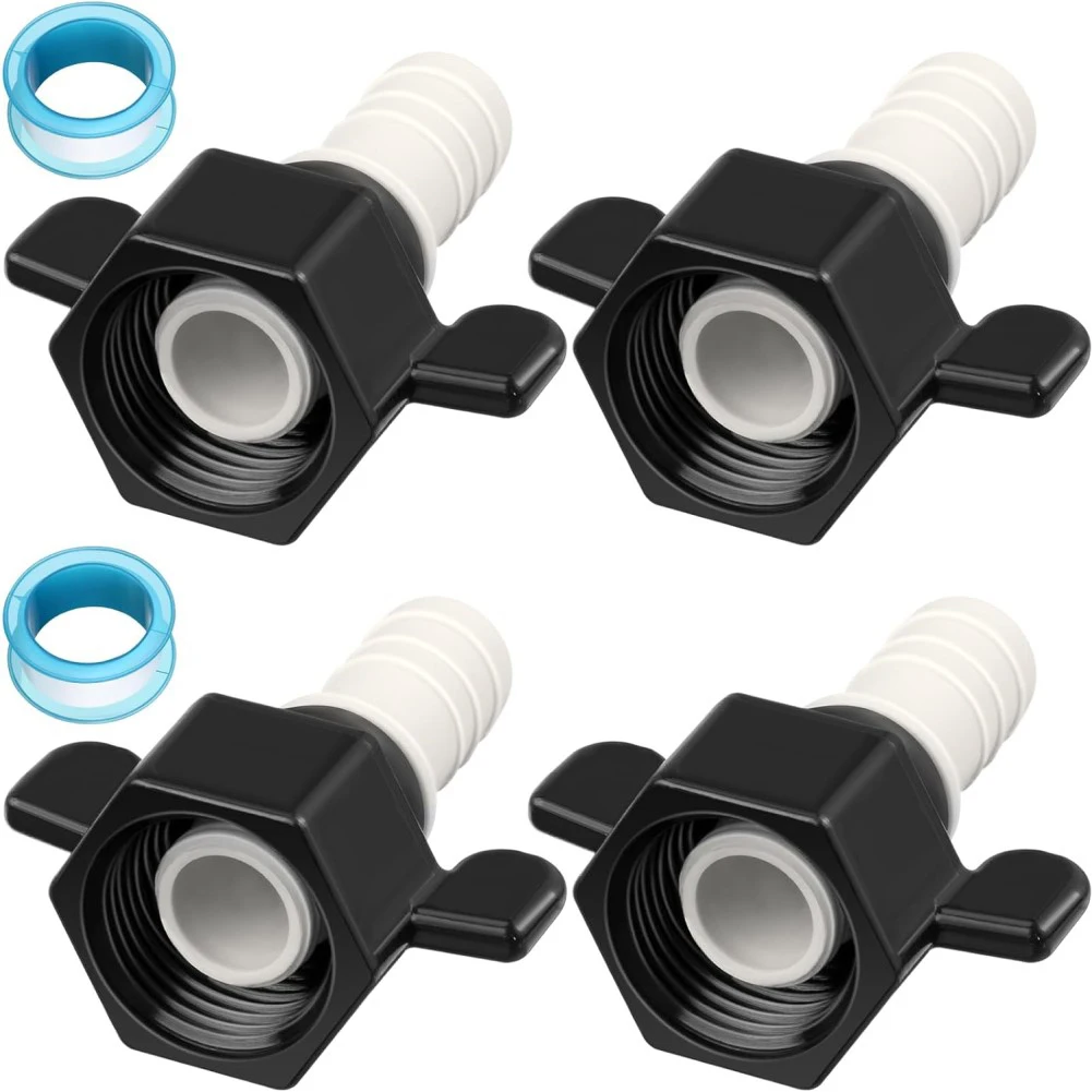 1 2 -1 2 21mm To 20mm Swivel Adapter Hose Convenient Package Heat Resistant Nylon Lightweight And Sturdy Long-Term Usage